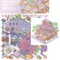 Cozy Winter House Isometric Sticker Scene Activity, Larger Size, Adorabilities